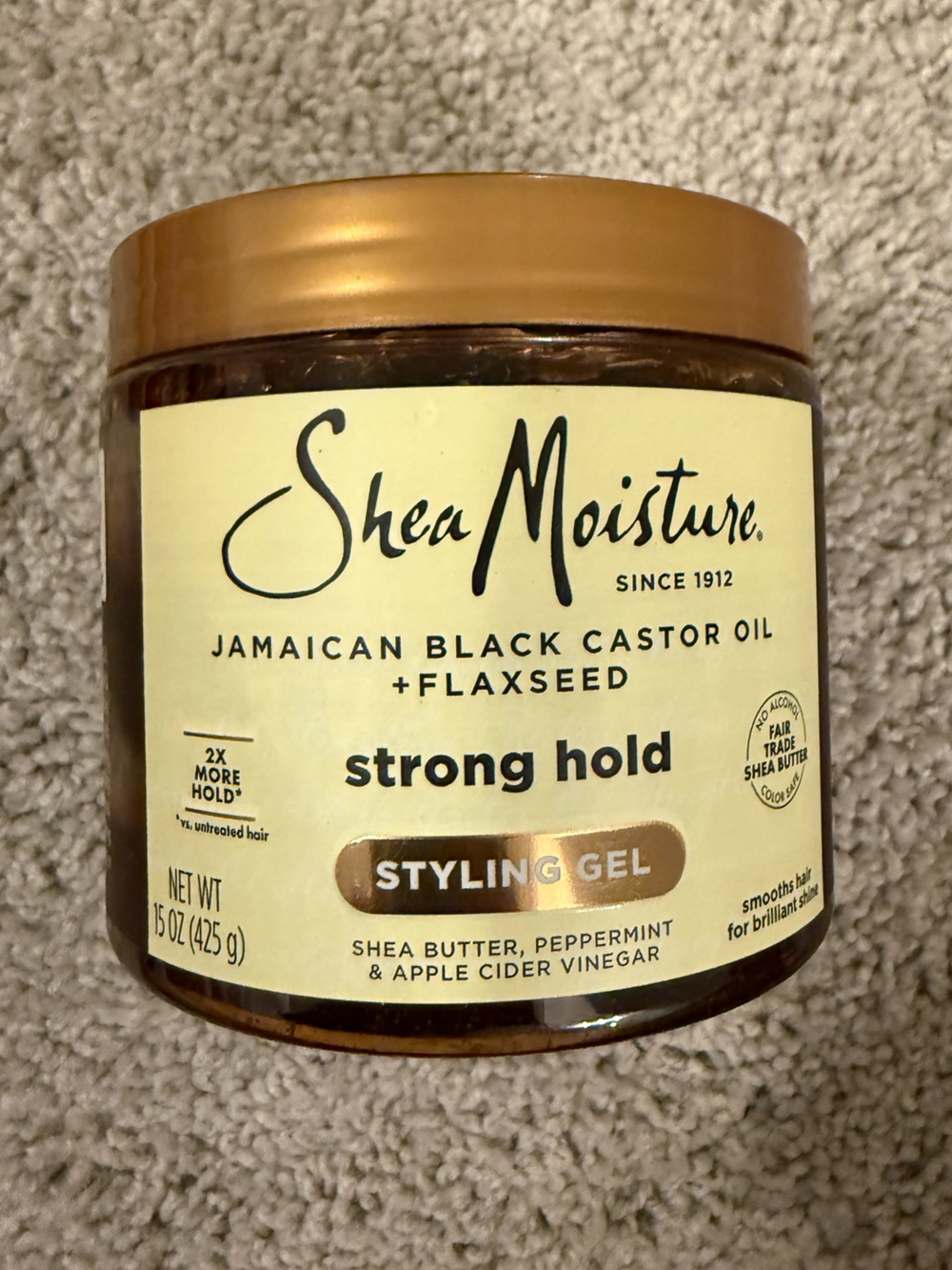 Shea Moisture Jamaican Black Castor Oil & Flaxseed Strong Hold Styling Gel